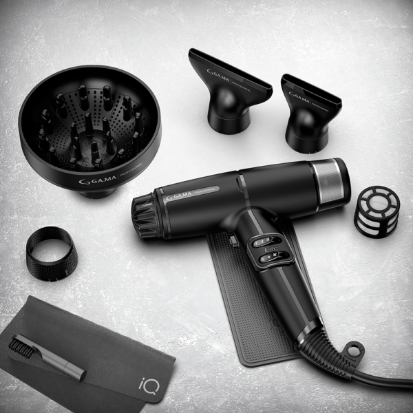 Kit Secador iQ Lite Max Black e Prancha Vera Ceramika - Image 4