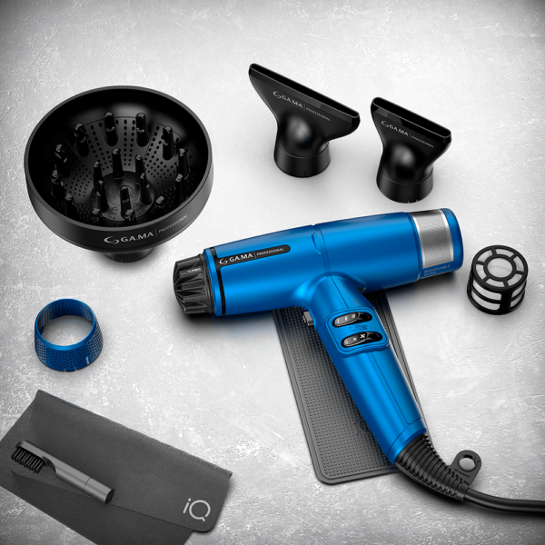 Kit Secador iQ Lite Max Blue e Prancha Vera Ceramika - Image 9