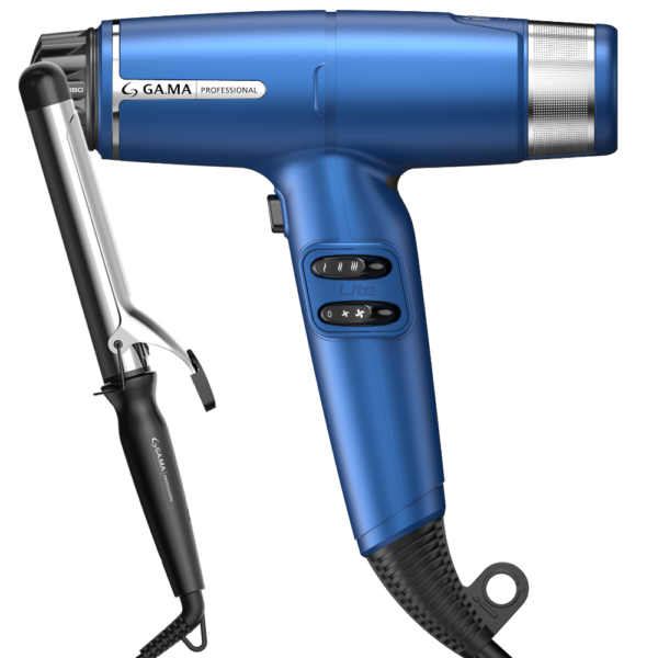 Kit Secador iQ Lite Blue e Modelador Salon Curl 32mm - Image 7