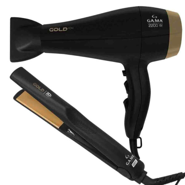 Kit Prancha E Secador De Cabelo Gold - Image 15